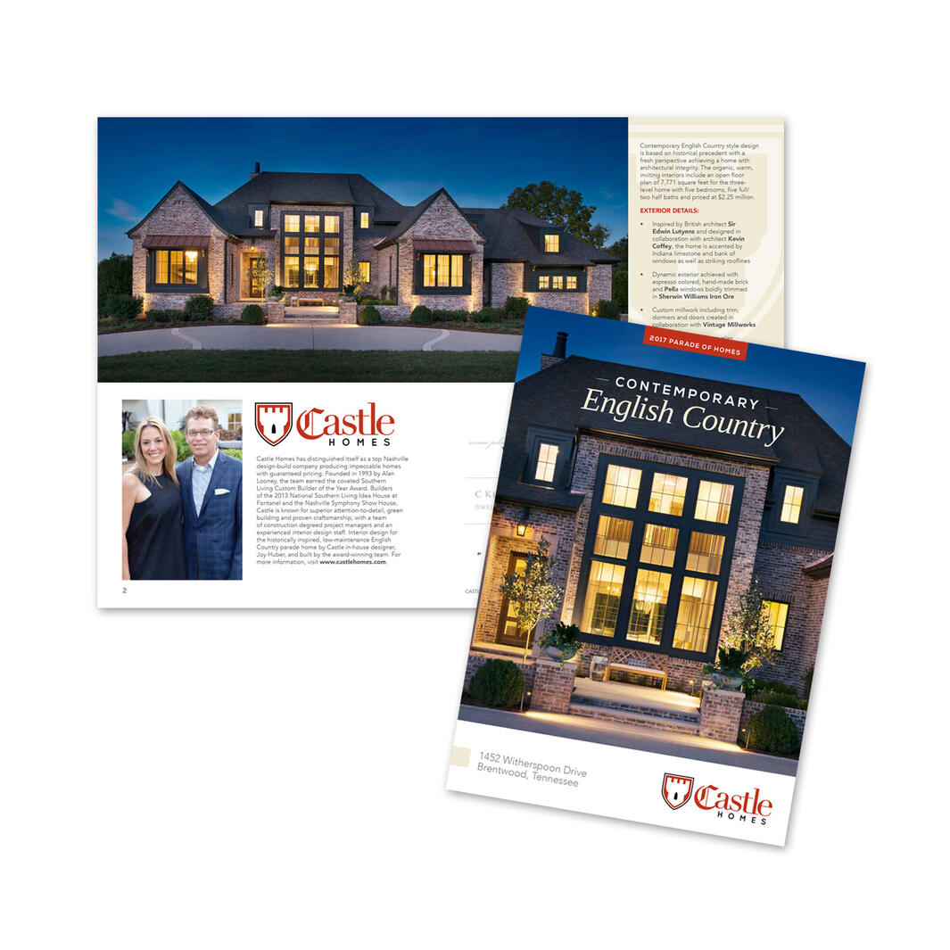 Castle Homes Castle Homes brochure design